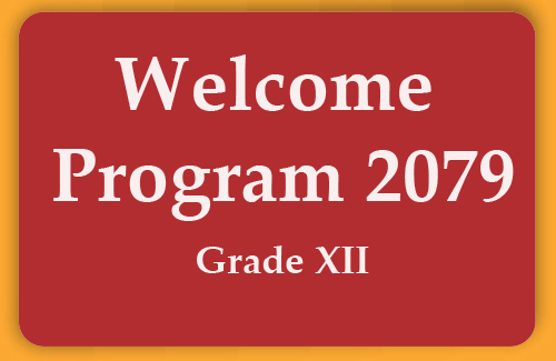 Welcome Program 2079
